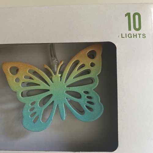 Butterfly Metal String Lights Hombre Multicolor LED Garden Party Indoor Use NEW - Picture 3 of 6