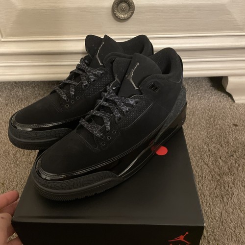 Nike Air Jordan 3 Retro Black Cat (2025) - Men's Size 11.5