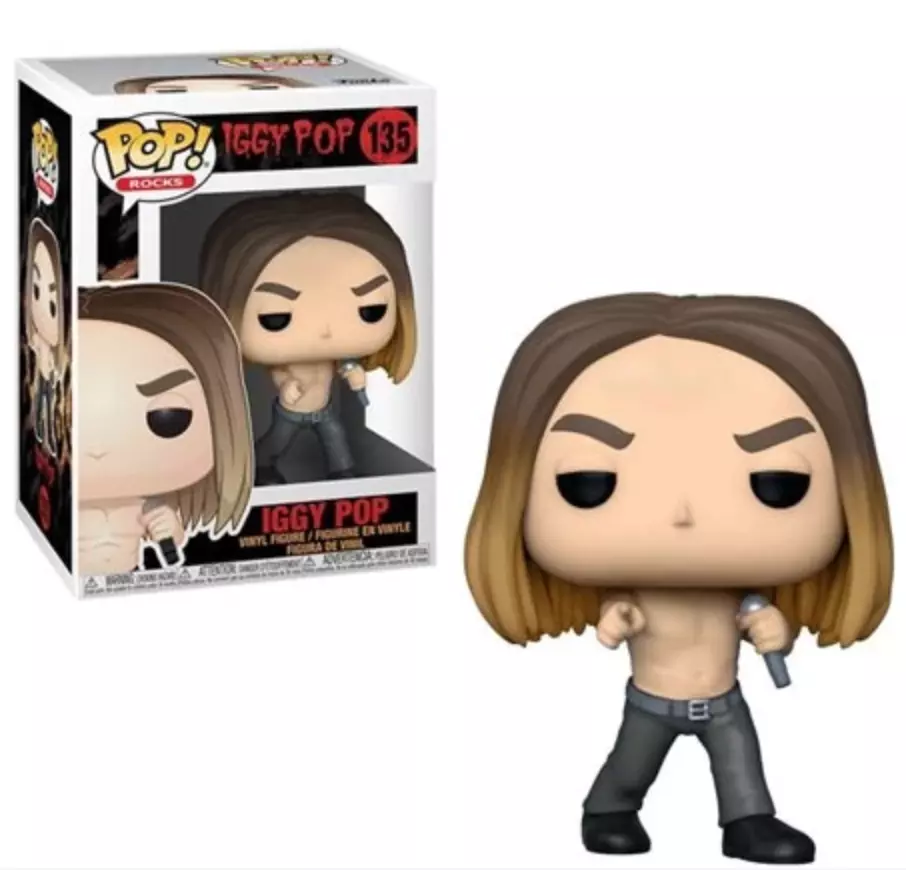 Funko Pop Vinyl Figurine Iggy Pop 135 The Stooges eBay