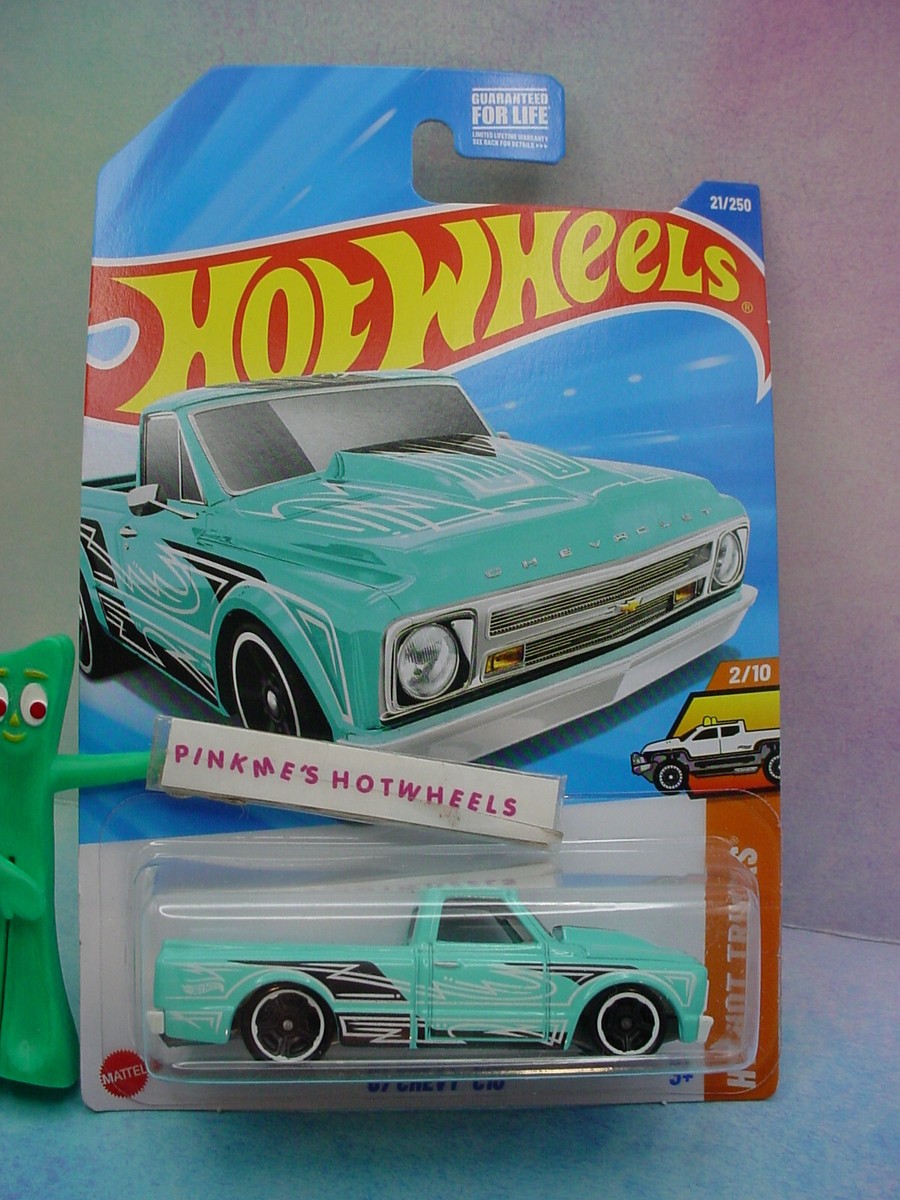 2025 Hot Wheels '67 CHEVY C10 truck #21☆ cyan blue;white; mc5