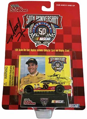 Racing Champions #36 Matt Hutter 1998 NASCAR Pontiac Grand Prix Stanley Signed