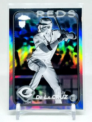 2024 Topps Chrome #44 Elly De La Cruz Negative RC Refractor REDS - Picture 1 of 3