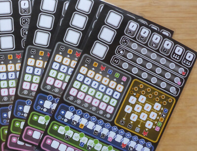 4 laminierte Spielblätter DOPPELT SO CLEVER Ersatzblätter wiederbeschreibbar TOP