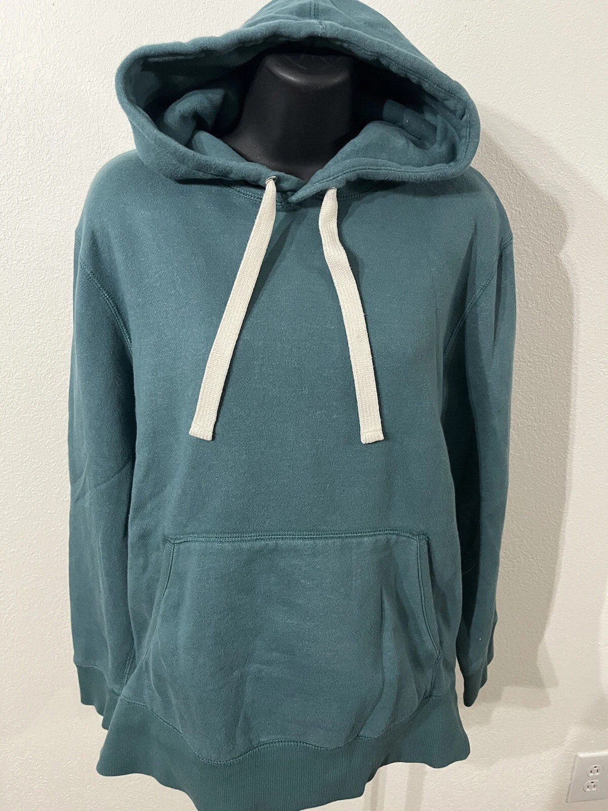 VETEMENTS Felpa con cappuccio in pile Member's Mark donna piccola Newport ragazzo verde acqua