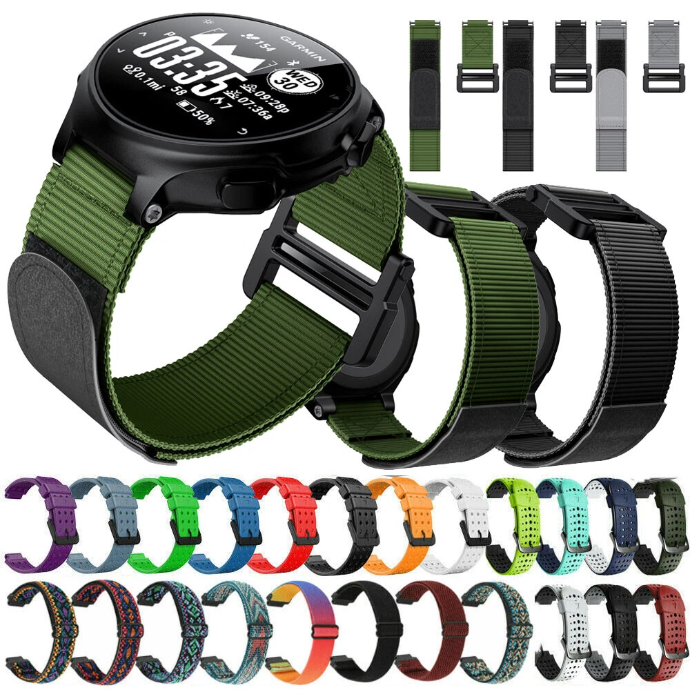 For Garmin Forerunner 735XT 235 230 620 630 S6 Nylon/Silicone Strap Watch  Band