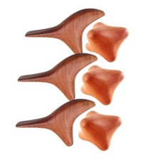6 pcs Thai Massage Therapy Hand Foot Body Reflexology Relaxation Wood Tools