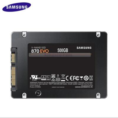 SAMSUNG 2.5 in 870 EVO SSD 500GB Internal Solid State SATA 3 for