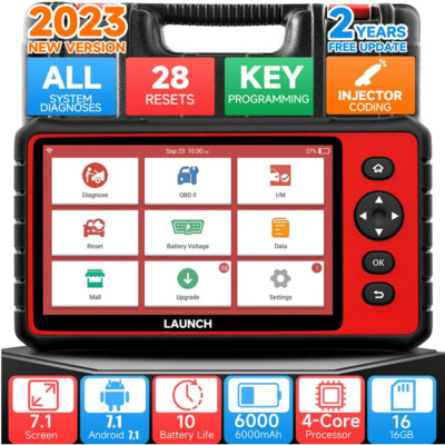 Launch CRP909 OBD2 Scanner All System Diagnostic Tool IMMO Injector Coding TPMS