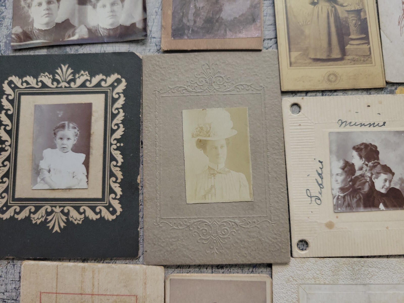 Large Group of 22 Tiny Antique Photos. eBay