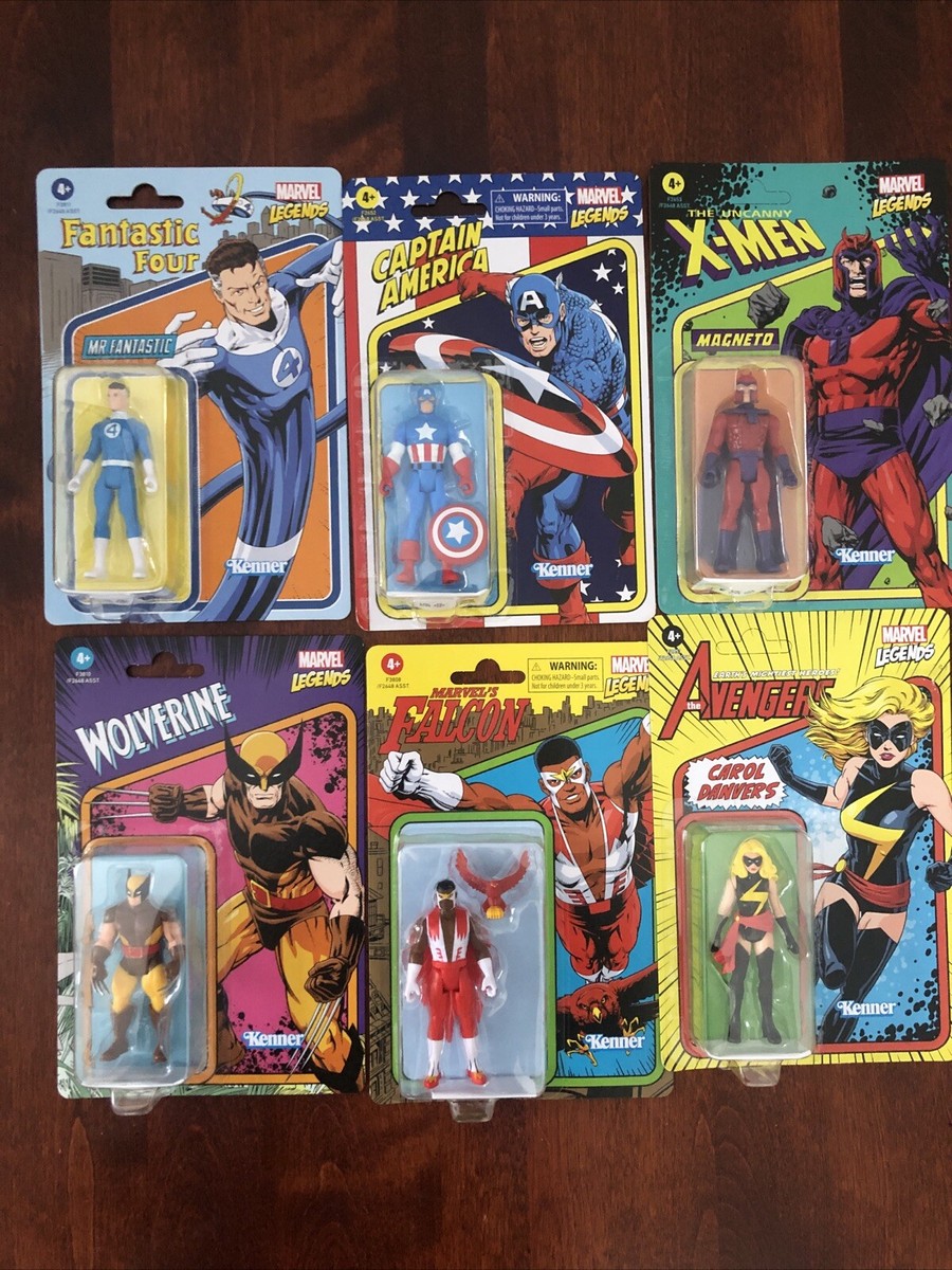 Hasbro Marvel Legends Series Retro 375 – Action Figure 10 Cm, Personaggio Marvel, Gambe E Braccia Mobili, Dai 4 Anni