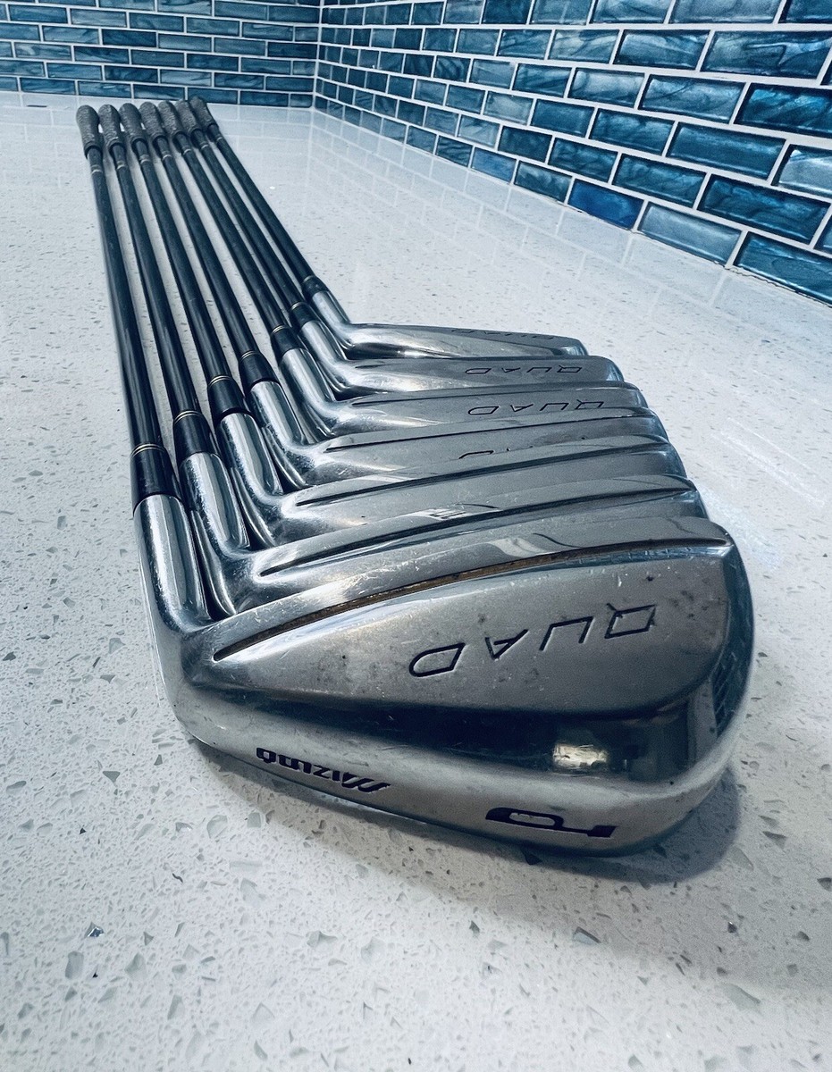 Mizuno Quad Iron Set 3,5,6,7,8,9 & PW Techno Graphite Shafts Mizuno Quad Iron Set 3,5,6,7,8,9 & PW Techno Graphite Shafts