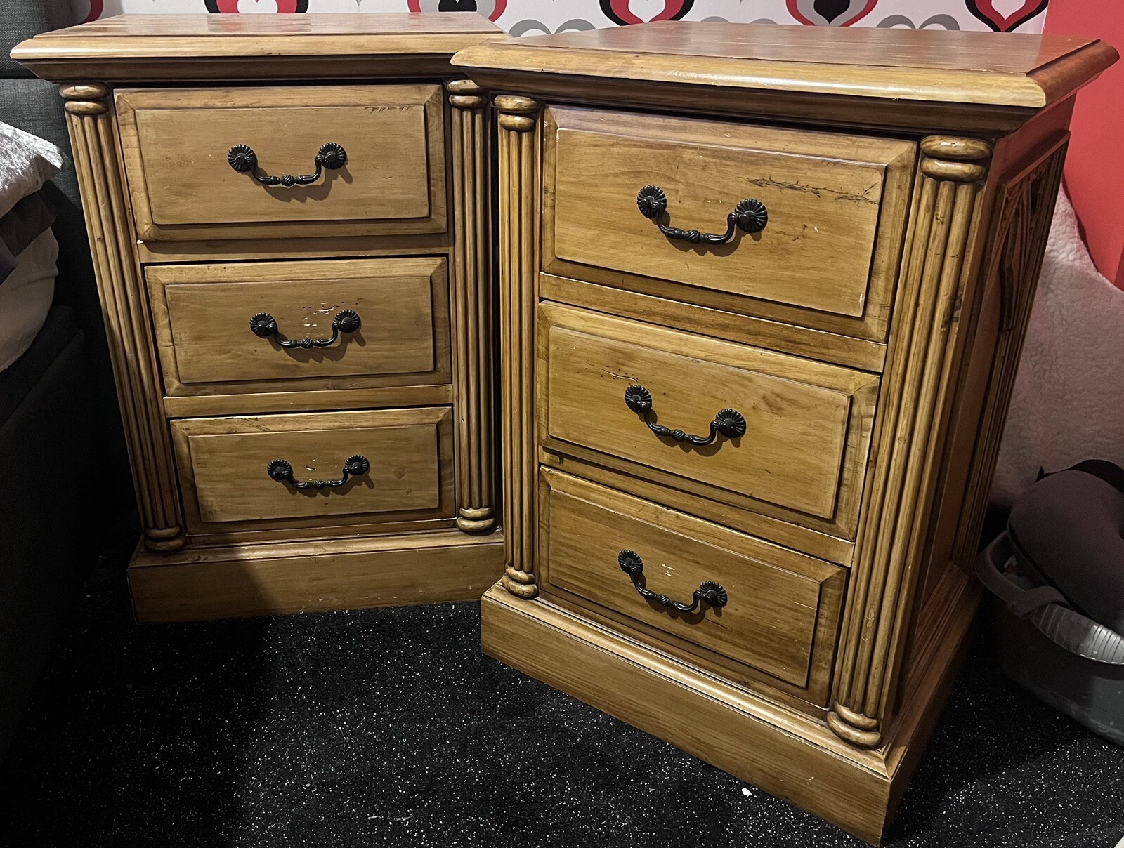 French Farmhouse Solid Oak Bedroom Furniture Complete Set eBay