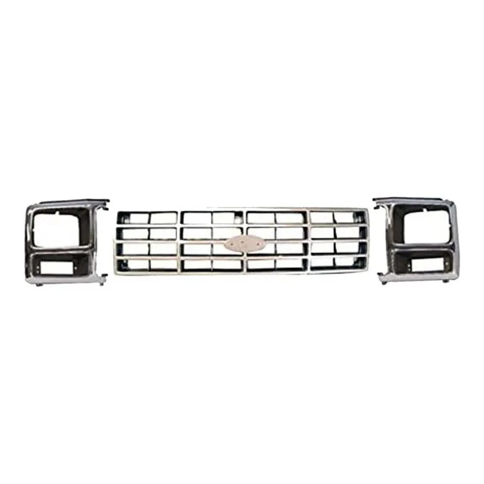 New Grille Headlamp Bulb Headlight Door Park Light 7PC Fits 1982-1986 Ford F-150 - Image 2 of 4