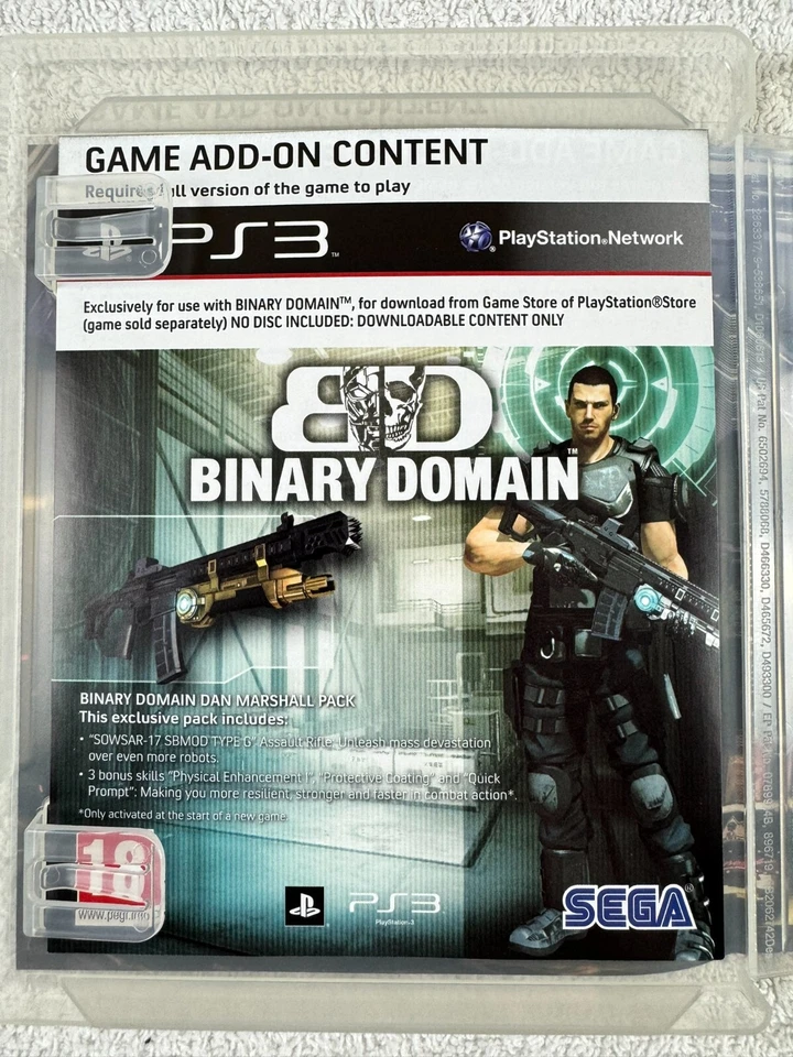 Binary Domain - Limited Edition - Sony PlayStation 3 - Complete - Region Free - Image 4 of 4