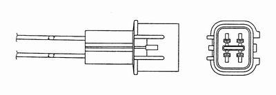 Sensore Lambda Nuovo Originale NTK OZA448-E53 MITSUBISHI CARISMA VOLVO S40 V40 (0448) - Foto 4 di 4