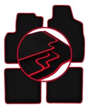 Fußmatten Automatten Velours Passform für Fiat Panda II 2002-2010 4-tlg