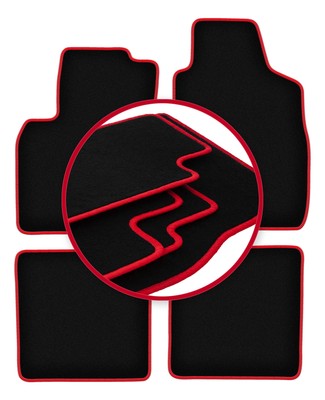 Fußmatten Automatten Velours Passform für Fiat Panda II 2002-2010 4-tlg