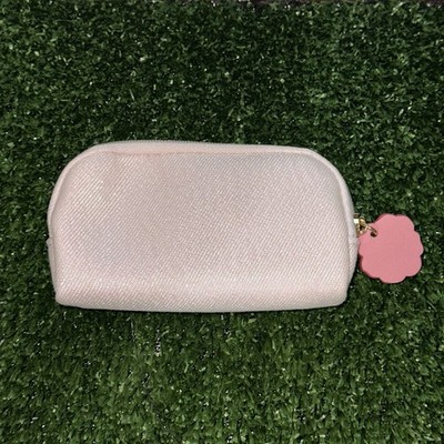 COACH FRAGRANCE Mini COIN COSMETIC Pink GLITTER Bag FLOWER CHARM