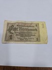 Germany 1 Rentenmark Banknote 1937 Deutsche Rentenbank Vintage German Currency — photo 8