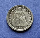 1857-P Seated Liberty Dime — photo from another recent sale