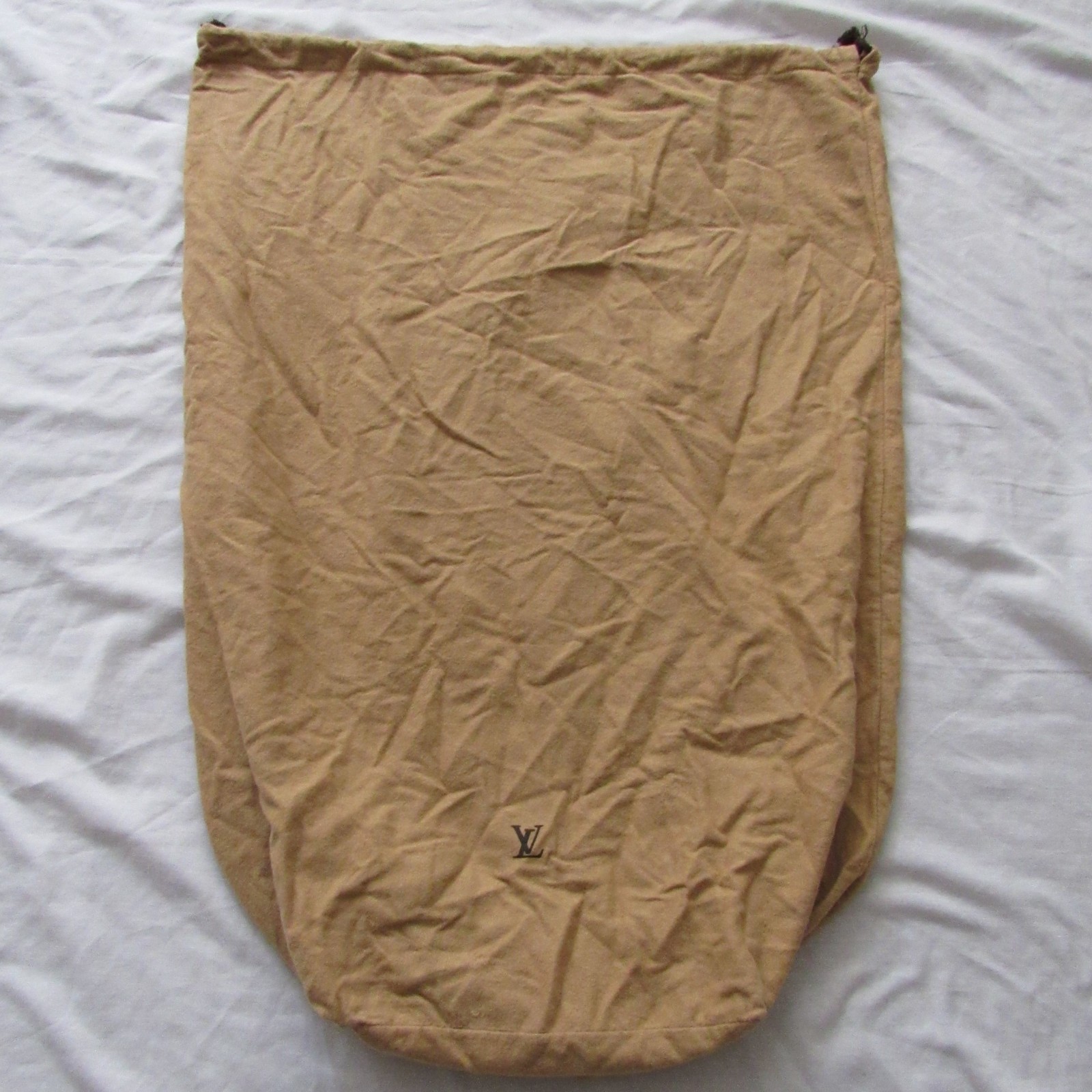 Louis Vuitton Vintage Dust Bag Drawstring Purse Cover Bag Extra Large 24" x 33"