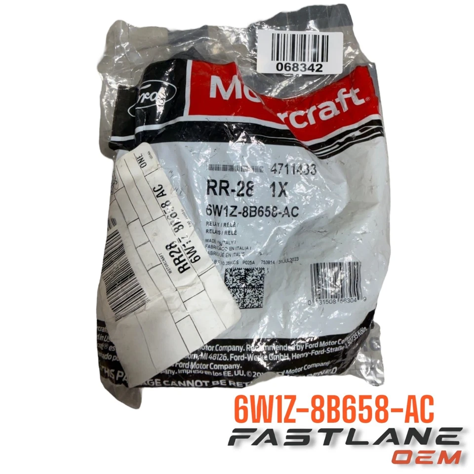 2006-2011 福特皇冠维多利亚/林肯城汽车风扇继电器全新原始设备制造商 6W1Z-8B658-AC — 第 2/4 张图片