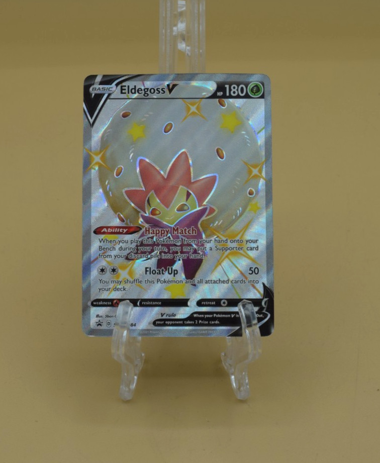 Eldegoss V - SWSH084 Black Star Promo Ultra Rare Pokemon - NM/MINT