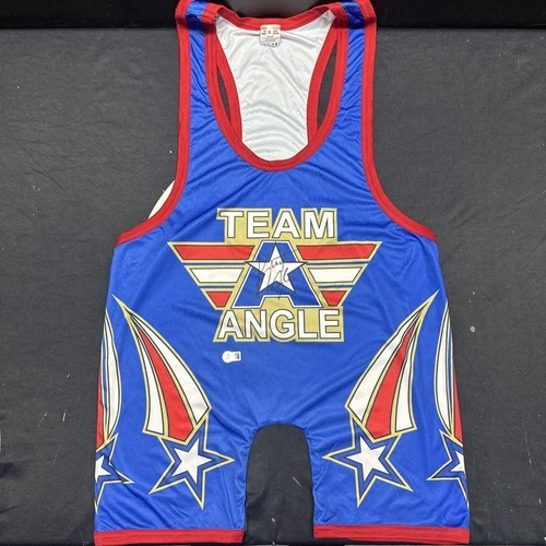 Kurt Angle Signed Singlet WWE TNA Wrestler Olympic Champion HOF Autographed BAS