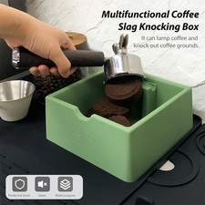 Shock-Absorbent Espresso Dump Bin Coffee Grounds Container