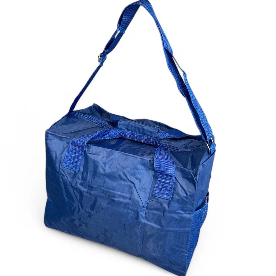 New Gear Travel Bag Medium Blue Tactical Messenger Duffle Pockets Shoulder Strap - Image 4 of 4