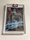 2025 Topps Archives Signature Series WYATT LANGFORD Bowman Chrome RC Auto #d/39