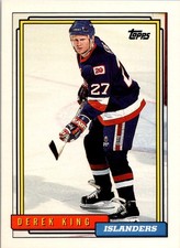 1992-93 Topps #431 Derek King New York Islanders