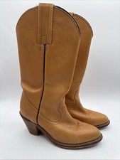 Vintage Frye Women s Leather Western Cowboy Boots 7102 Sz 4 1/2 B
