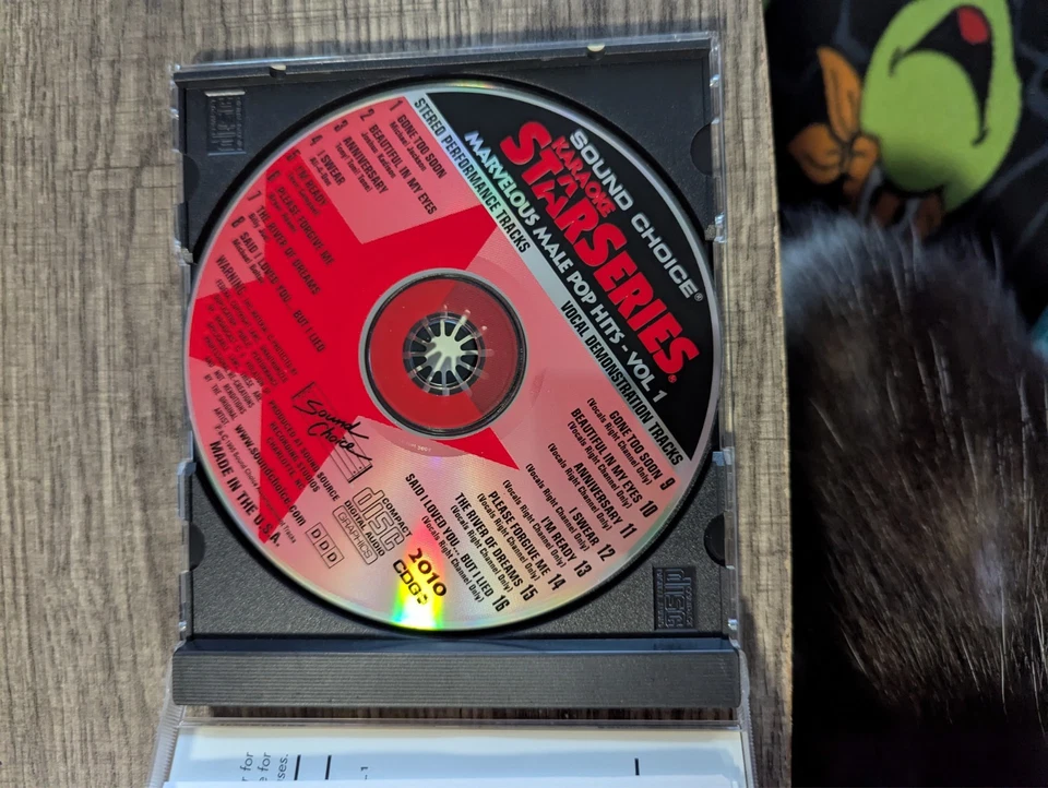 Sound Choice Karaoke CD+G SC-2010 Star Series Pop Rock Male Pop Hits Volume 1 - Image 2 of 3