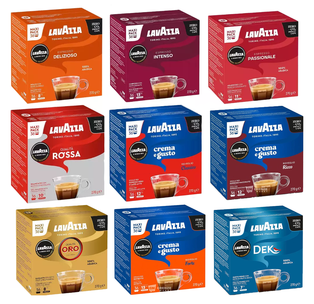 36 Lavazza A Modo Mio Coffee Pods Maxi pack Buy 3+ Get Free Next Day Post |  eBay UK