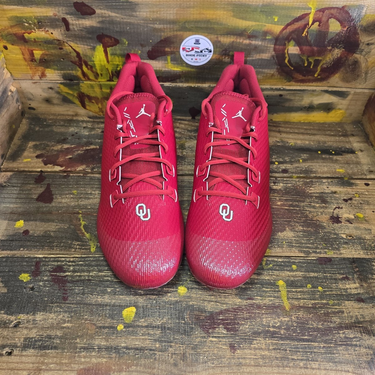 Mu Nike Jordan Vapor Edge Speed 360 2 Oklahoma Sooners Football