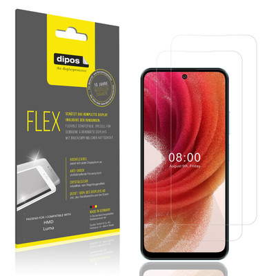 2x 3D Full Cover Schutzfolie für HMD Luma Panzerfolie Anti-Shock Display Folie