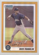 2010 Bowman Chrome Prospects Gold Refractor 39/50 Nick Franklin #BCP103 1hn1