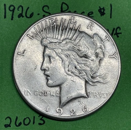 1926 S Peace Silver Dollar  $1 VF Very Fine US Coin