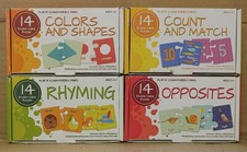 Play N Learn Puzzle Pairs - Count  Match,Colors  Shapes, Rhyming,Opposites