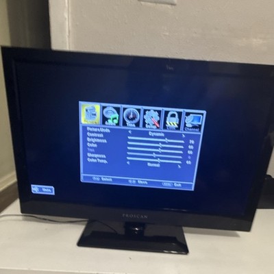 Proscan 24'' LED Flat Screen TV Black PLDED240A Model PLDED240A MPN PLDED240A