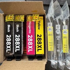 Epson 288 And 288XL Lot Of 7 Black Magenta Yellow Expired In 2023 And 2024 New