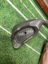 Ping Zing Stainless Black Dot LW Lob Wedge Karsten KT-M Steel Stiff