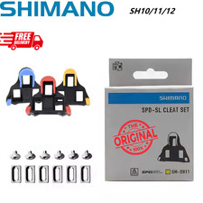 SHIMANO CLEATS SM-SH10 SM-SH11 SM-SH12 RED YELLOW BLUE SPD-SL PEDALS SHOE BIKE