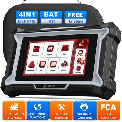 ANCEL DS200 Car Full Systems Fault Diagnostic Tool OBD2 Scanner For All Makers