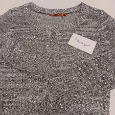 Women's Belldini Sequined Light Pullover Sweater/ M, Made to wear over shirt
