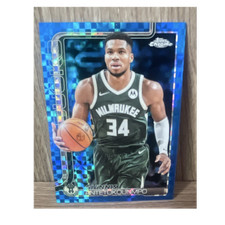 2025-26 Topps Chrome Giannis Antetokounmpo X-Fractor #137 Milwaukee Bucks
