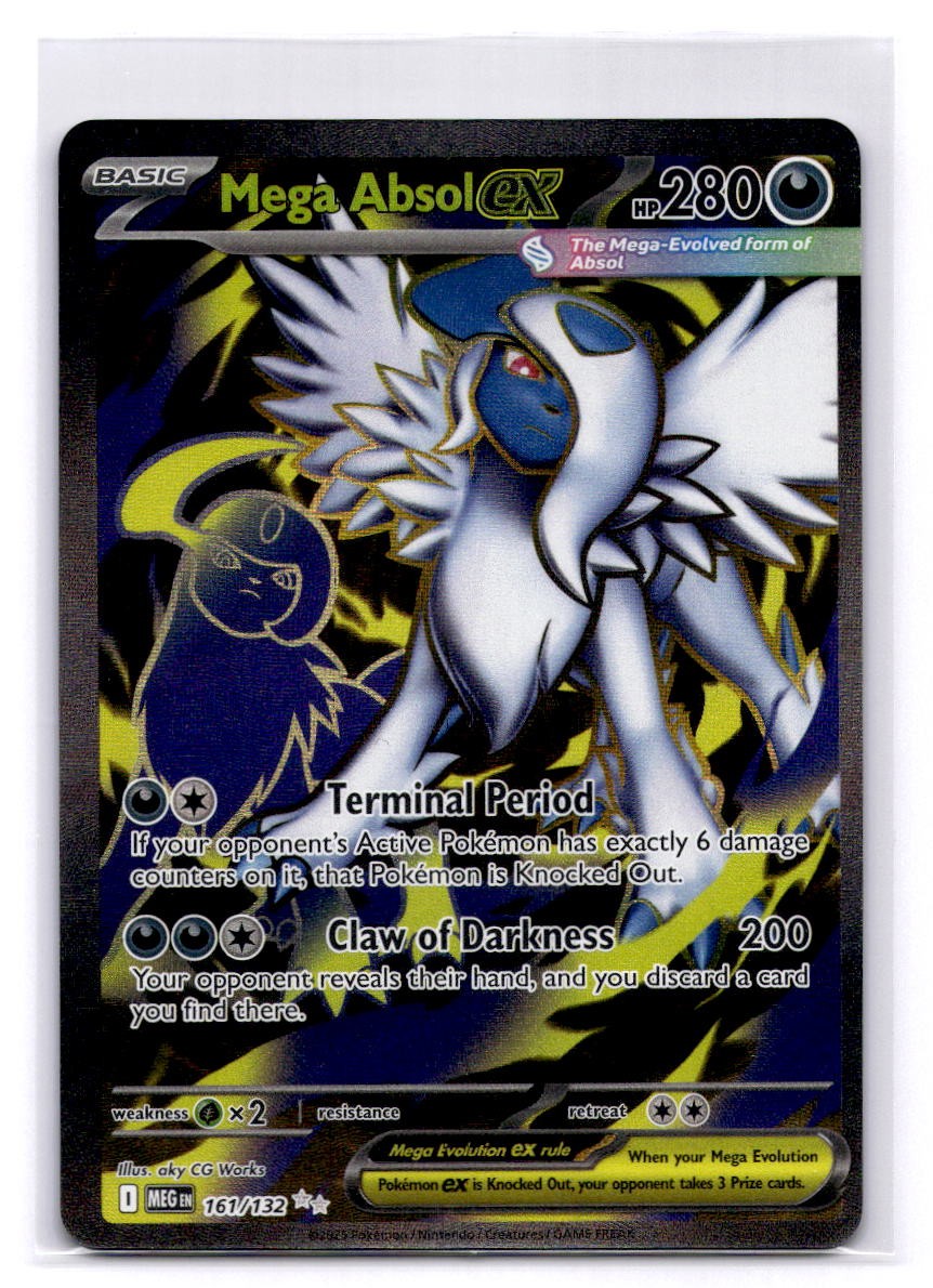 Mega Absol ex Ultra Rare ME01: Mega Evolution 161/132 LP-NM