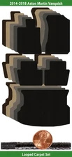 Custom Classic Loop Mat Set for '14-18 Aston Martin Vanquish (5 pieces) #AZ