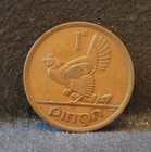 1948 Ireland penny, pre-decimal coinage, KM-11 (IR3) — photo 2